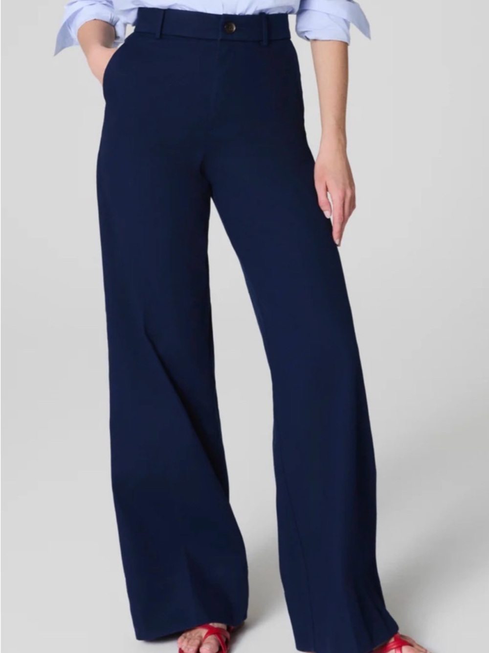 SPANXsupersmooth™ Stretch Twill
Wide Leg Pant
Timeless Navy / Regular / S